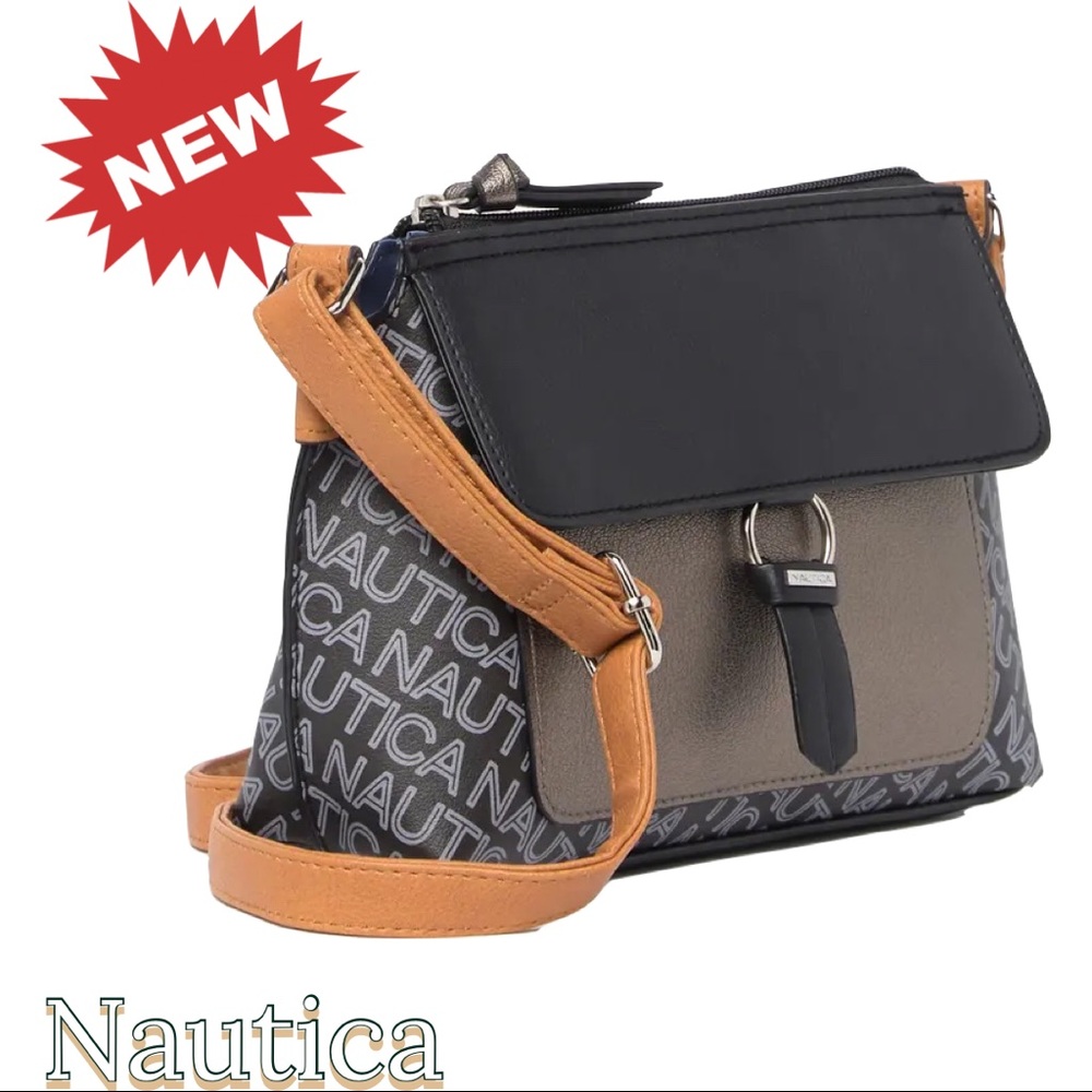 🆕 Nautica Citadel Logo Crossbody Bag 719